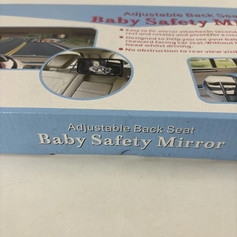 Adjustable Back Seat Baby Mirror